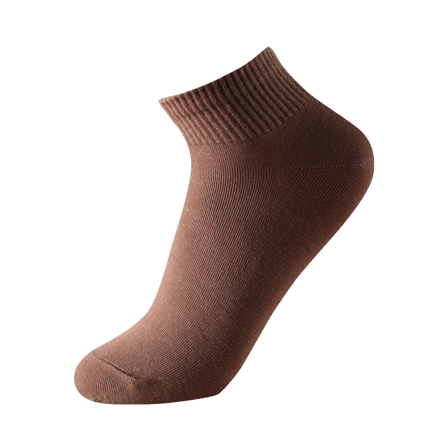 Calcetines de caña baja tipo básico talla de la 35 a la 45 modelo “Brown colorfull”